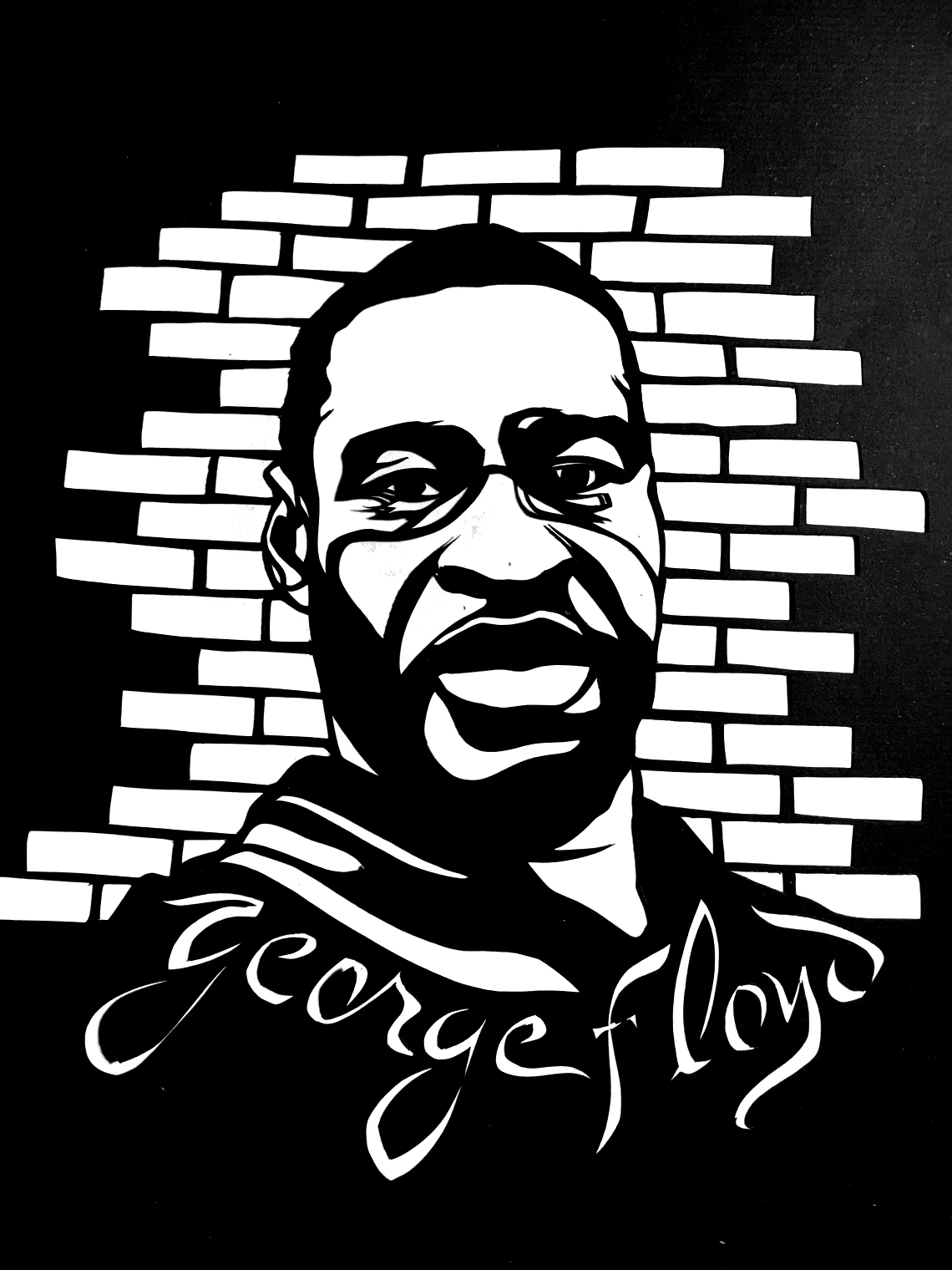 George Floyd Commemorative Card - We Can't Breathe Series